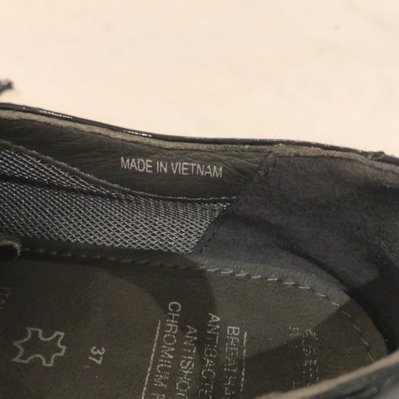 Geox black patent leather oxfords - Picture 5 of 5